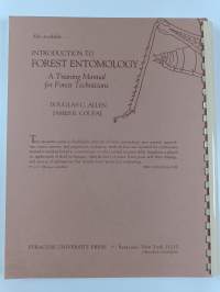Principles of forest entomology : laboratory manual