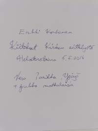 Kuvista sanoiksi (signeerattu, tekijän omiste)