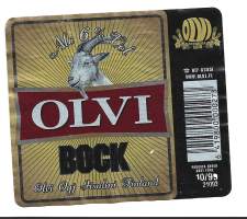 Olvi Bock  Olut -  olutetiketti