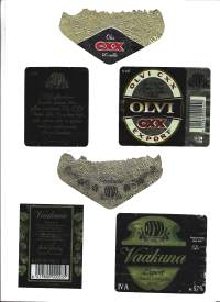Olvi CXX  ja Vaakuna   olutetiketti 2 eril