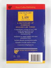 Dictionary of law