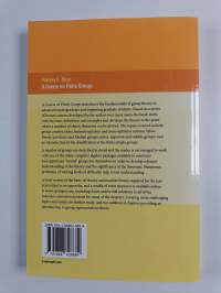 A Course on Finite Groups (ERINOMAINEN)