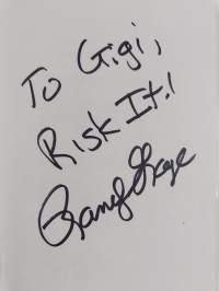 Risky is the new safe : the rules have changed : a rock opera (signeerattu, tekijän omiste)