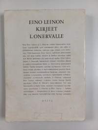 Eino Leinon kirjeet L. Onervalle