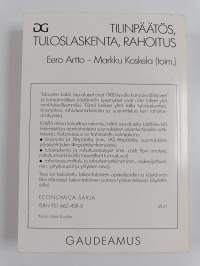 Tilinpäätös, tuloslaskenta, rahoitus