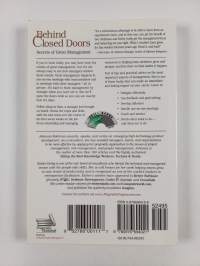 Behind Closed Doors - Secrets of Great Management