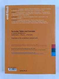 Formulae, Tables and Concepts - A Concise Handbook of Mathematics - Physics - Chemistry