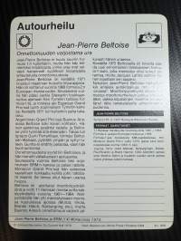 Autourheilu keräilykortti Jean- Pierre Beltoise