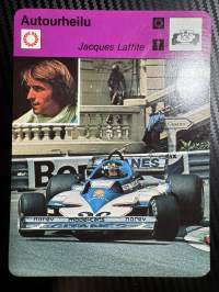 Autourheilu keräilykortti Jacques Laffite