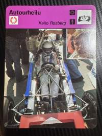 Autourheilu keräilykortti Keijo Rosberg