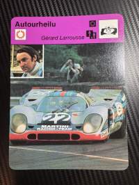 Autourheilu keräilykortti Gerard Larrousse