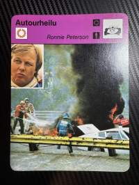Autourheilu keräilykortti Ronnie Peterson