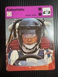 Autourheilu keräilykortti Jacky Ickx