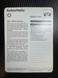 Autourheilu keräilykortti Jacky Ickx