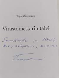Virastomestarin talvi (signeerattu, tekijän omiste)