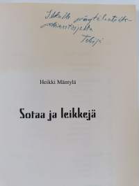 Sotaa ja leikkejä (tekijän omiste)