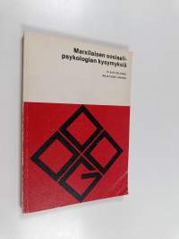 Marxilaisen sosiaalipsykologian kysymyksiä