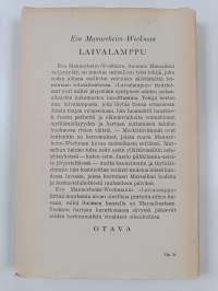 Laivalamppu ja muuta muisteltua