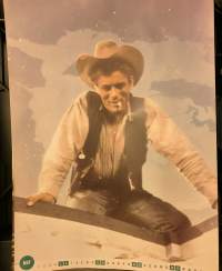 James Dean 1990 wall calendar, seinäkalenteri