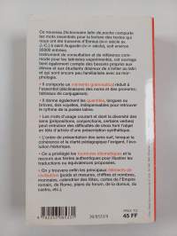 Dictionnaire latin de poche - latin-français