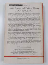 Social Science and Political Theory