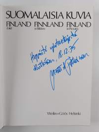 Suomalaisia kuvia = Finland i bild = Finnland in Bildern = Finland in pictures (signeerattu, tekijän omiste)