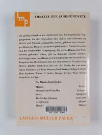 Orest : Aischylos, Euripides, Voltaire, Krenek, Sartre, Anouilh.