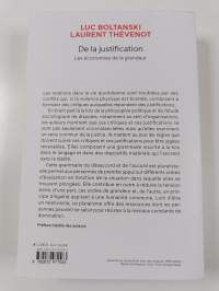 De la justification - Les économies de la grandeur