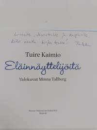 Eläinnäyttelijöitä (signeerattu, tekijän omiste)