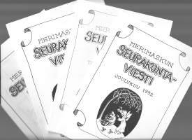 Merimaskun Seurakuntaviesti 1991-1992 yht 4 lehteä