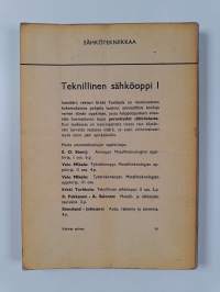 Teknillinen sähköoppi ammatillisia oppilaitoksia varten 1