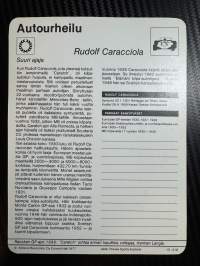 Autourheilu keräilykortti Rudolf Caracciola