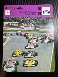 Autourheilu keräilykortti Ison- Britannian Grand Prix