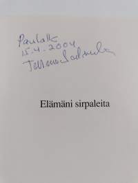Elämäni sirpaleita (signeerattu, tekijän omiste)