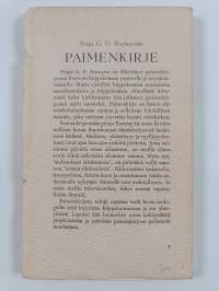 Paimenkirje