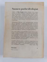 Suomen puolueideologiat : periaateohjelmien sisältöanalyyttinen vertailu sekä katsaus niiden historialliseen taustaan ja syntyprosessiin