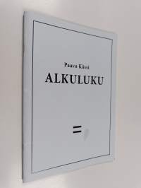 Alkuluku (signeerattu, tekijän omiste)