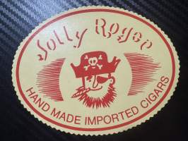 Jolly Roger hand made imported cigars -sikarietiketti