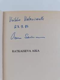 Ratkaiseva aika (signeerattu, tekijän omiste)