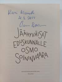 Jäähyväiset eduskunnalle (signeerattu, tekijän omiste)