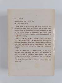 Jerusalem - The Topography, Economics and History from the Earliest Times to A.D. 70 Vol. 2