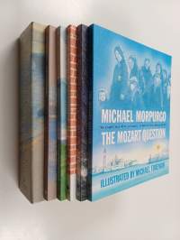 Michael Morpurgo Collection (5 kirjaa) : The Mozart question ; I believe in unicorns ; The kites are flying ; Homecoming ; This morning i met a whale