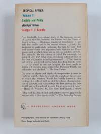 Tropical Africa vol. 2 : Society and polity