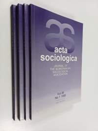 Acta Sosiologica - vol. 36 No. 1-4/1993 : journal of the Scandinavian Sociological Association