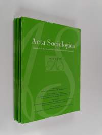 Acta Sosiologica - vol. 41 No. 1-4/1998 : journal of the Scandinavian Sociological Association