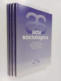 Acta Sosiologica - vol. 35 No. 1-4/1992 : journal of the Scandinavian Sociological Association