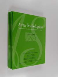 Acta Sosiologica - vol. 42 No. 1-4/1999 : journal of the Scandinavian Sociological Association