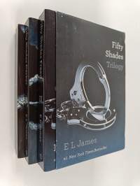 Fifty Shades trilogy : Fifty Shades of Grey ; Fifty Shades Darker ; Fifty Shades Freed (laatikossa)