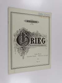 Lyric Pieces : Book two by Edvard Grieg, Opus 38 - Piano Solo