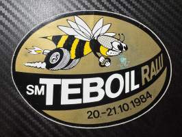 SM Teboil ralli 20-21.10.1984  tarra